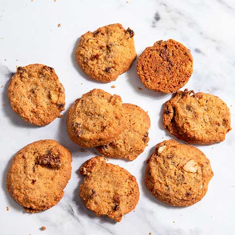 Organic Fig and Hazelnut Cookies