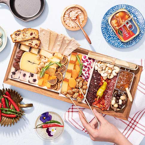 The Premier Fully-Assembled Artisan Cheese & Charcuterie Grazing Board