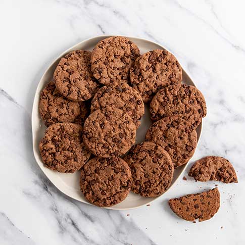 French Chocolate Cookies with Chocolate Chips