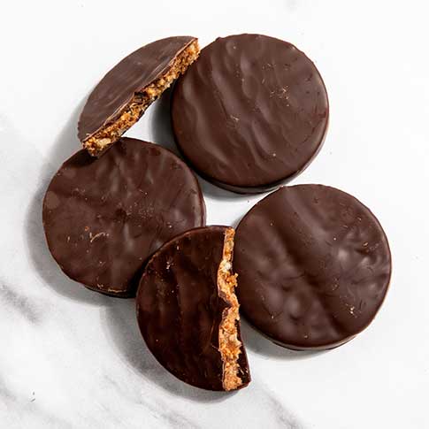 Pesetas - Spanish Chocolate Fig Almond Discs