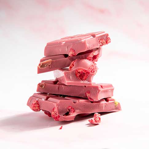 Ruby Raspberry Pistachio Chocolate Bar