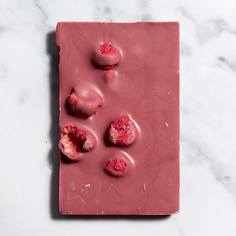 Ruby Raspberry Pistachio Chocolate Bar