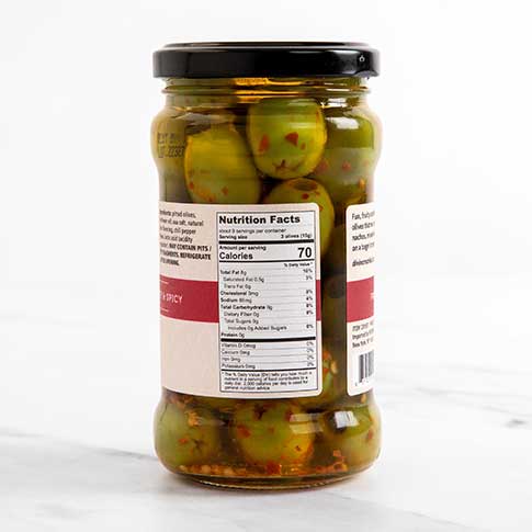 Chili Lime Frescatrano Greek Olives