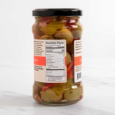 Greek Market Mix with Olives and Macedonian Peppers