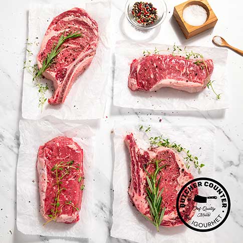 Premium Steakhouse Grilling Assortment (4 pcs) - SAVE $40!