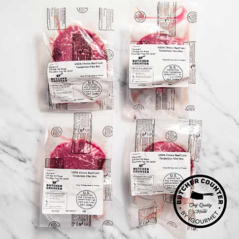 Filet Mignon Steaks - 4 Pcs (Fresh)