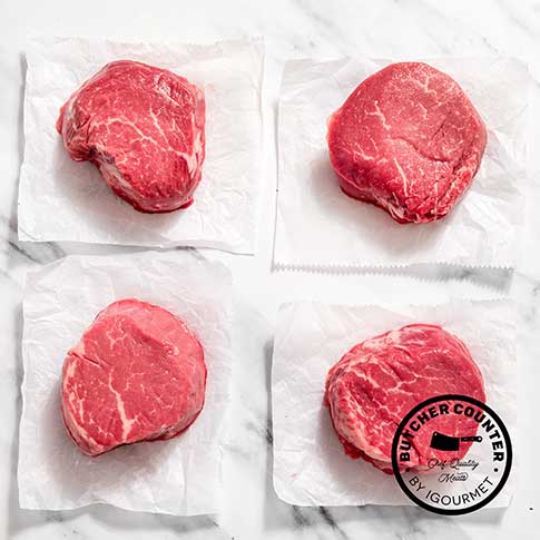 Filet Mignon Steaks - 4 Pcs (Fresh)