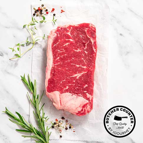 USDA Choice NY Strip Steaks - 4 Pcs