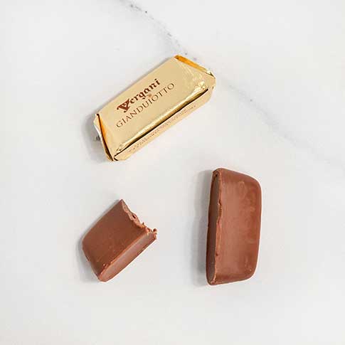 Milk Chocolate with Hazelnut (Gianduiotto) Bites