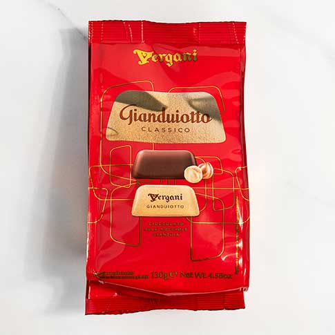 Milk Chocolate with Hazelnut (Gianduiotto) Bites