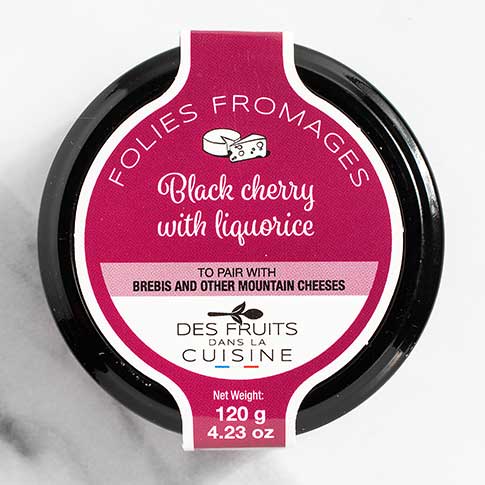 French Black Cherry Fruit Spread for Sheep's Milk & Mountain Cheeses