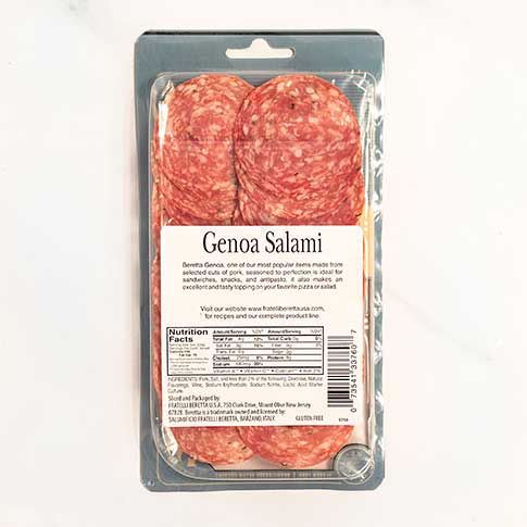 Genoa Salami - Sliced