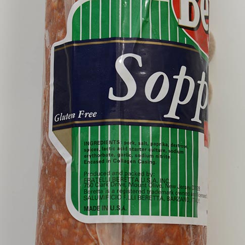 Soppressata Picante - Hot Soppressata Salami