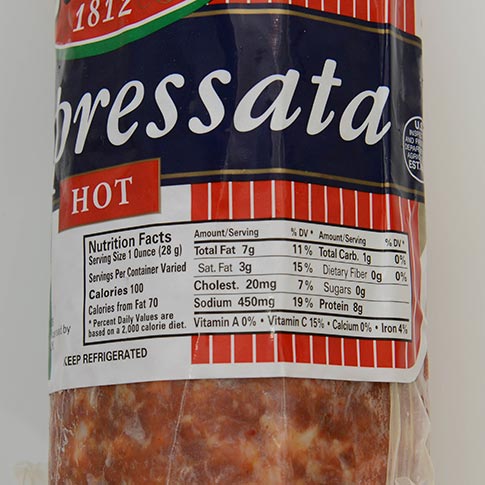 Soppressata Picante - Hot Soppressata Salami