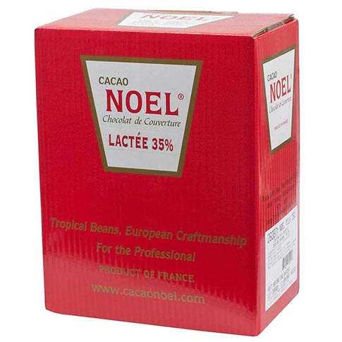 Noel Milk Chocolate Pistoles - 35%, Lactee