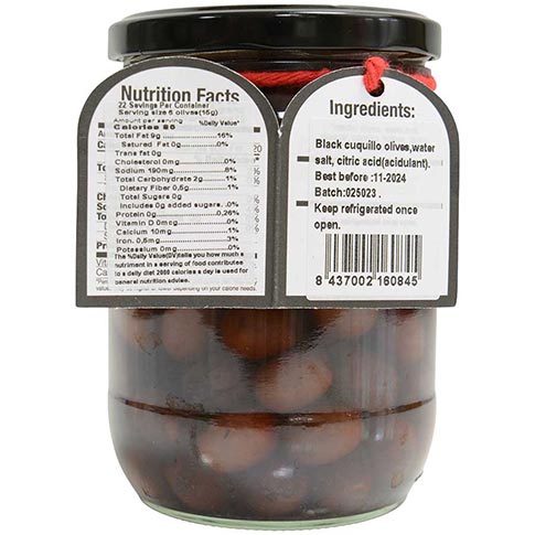 Cuquillo Black Olives