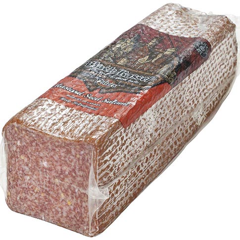 Square Mustard Seed Salami