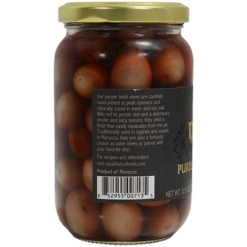 Moroccan Purple Beldi Olives