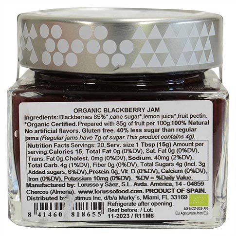 Blackberry Jam, Organic