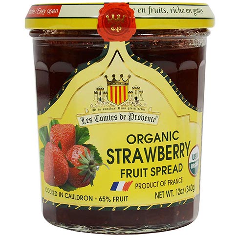 French Strawberry Fruit Spread - Organic