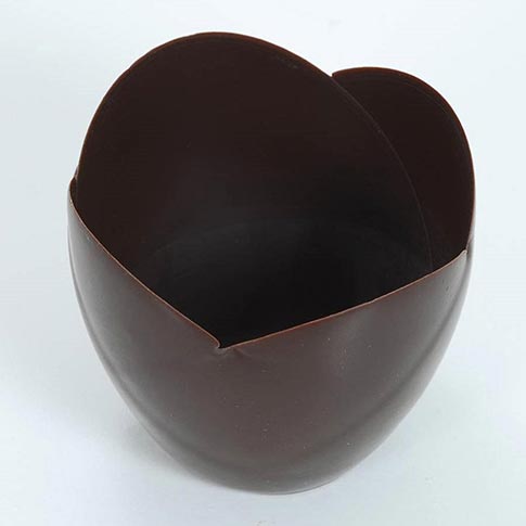 Dark Chocolate Tulip Cup - 3 Inch