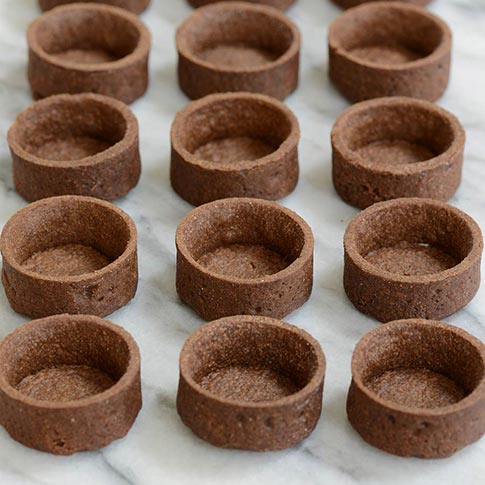 Mini Round Sweet Chocolate Tartelettes - 1.5 Inch