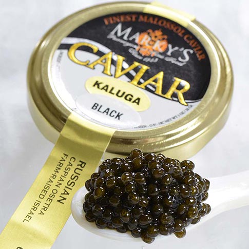 Kaluga Fusion Black Sturgeon Caviar - Malossol, Farm Raised