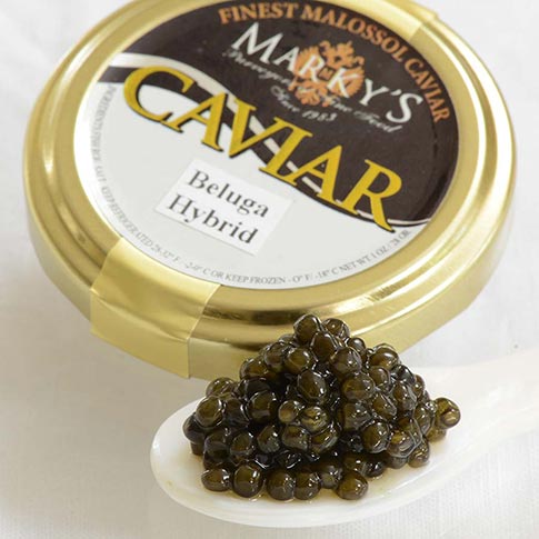 Beluga Hybrid Caviar - Malossol, Farm Raised