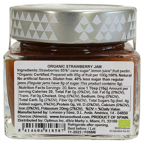 Strawberry Jam, Organic