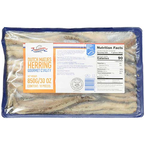 Dutch Matjes Herring, Gourmet Quality -