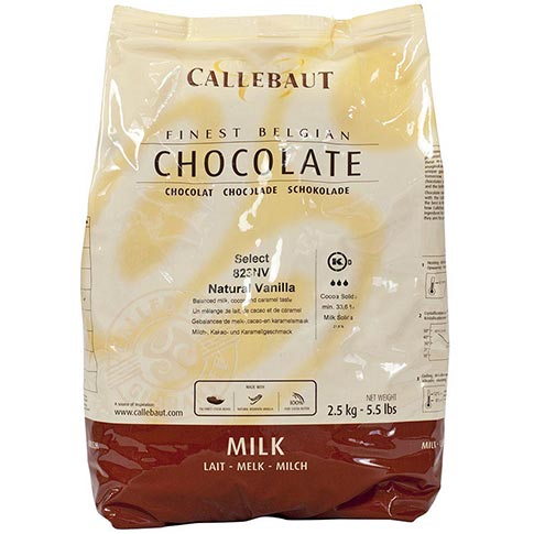 Belgian Milk Chocolate Baking Callets (Chips) - 33.6%