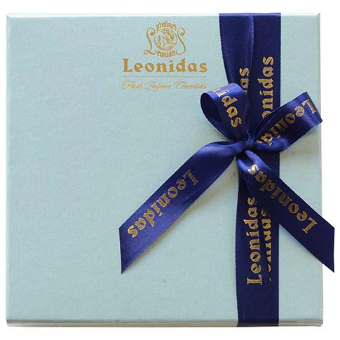 Leonidas 9 Piece Chocolates Assortment, Square Box