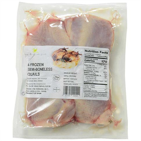 Spanish Semi-Boneless Quails