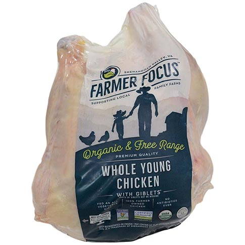 Whole Young Chicken with Giblets - Organic