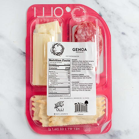 Genoa Salami, Fontina & Crackers Snack Pack