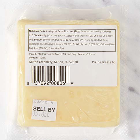 Prairie Breeze Cheddar Cheese