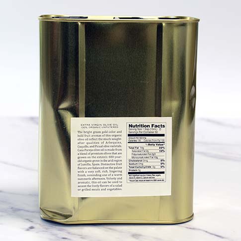 Casa Pareja Spanish Organic Extra Virgin Olive Oil