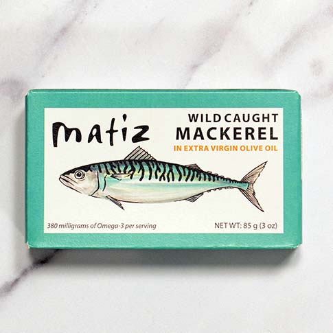 Wild Caught Mackerel in Extra Olive Oil