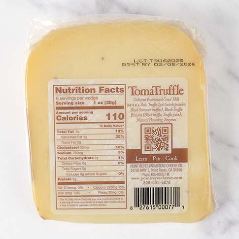 Point Reyes TomaTruffle Cheese