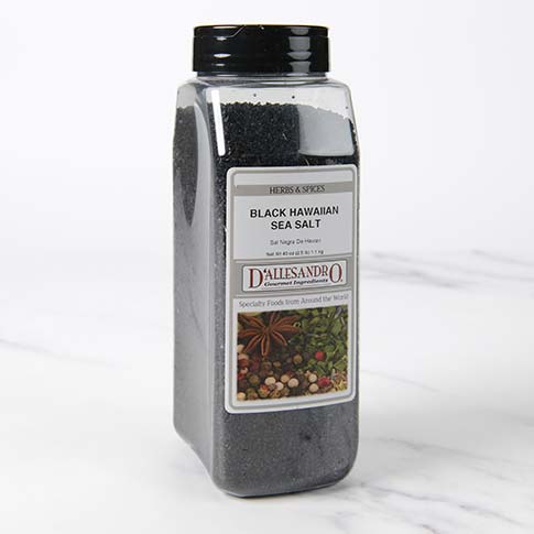 Hawaiian Black Sea Salt, Coarse