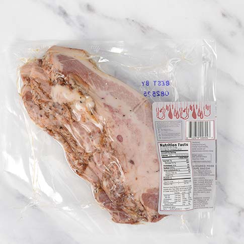 Pork Jowl Bacon, Sliced