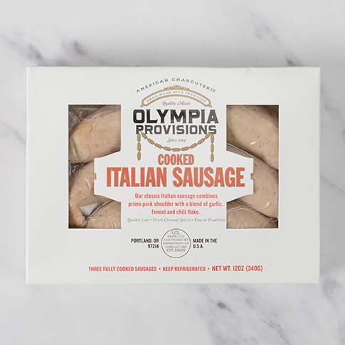 Cooked Italian Pork Sausage