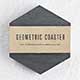 Geometric Slate Coasters