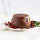 Festive Plum Pudding with Whisky