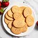 English Strawberries & Cream Butter Biscuit Cookies