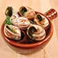 Ceramic Escargot Plate with Handle