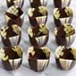 Mini Marbled Chocolate Tulip Cup - 2 x 1 Inch