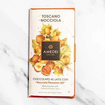 Toscano Nocciola - Milk Chocolate Bar with IGP Piemonte Hazelnuts