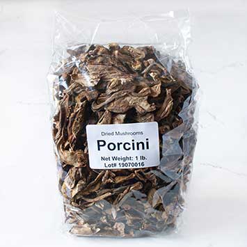 Dried Porcini Mushrooms - Sliced