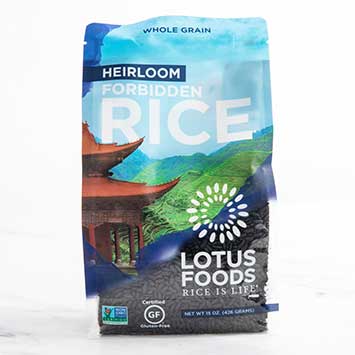 Forbidden Black Rice by Lotus Foods